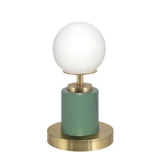 VELADOR ROMY BRONCE Y VERDE C/BOCHA